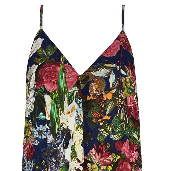 Alice and Olivia Floral Silk Mini Dress - Picture 2 of 11